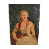 Portrait à l'huile sur bois
