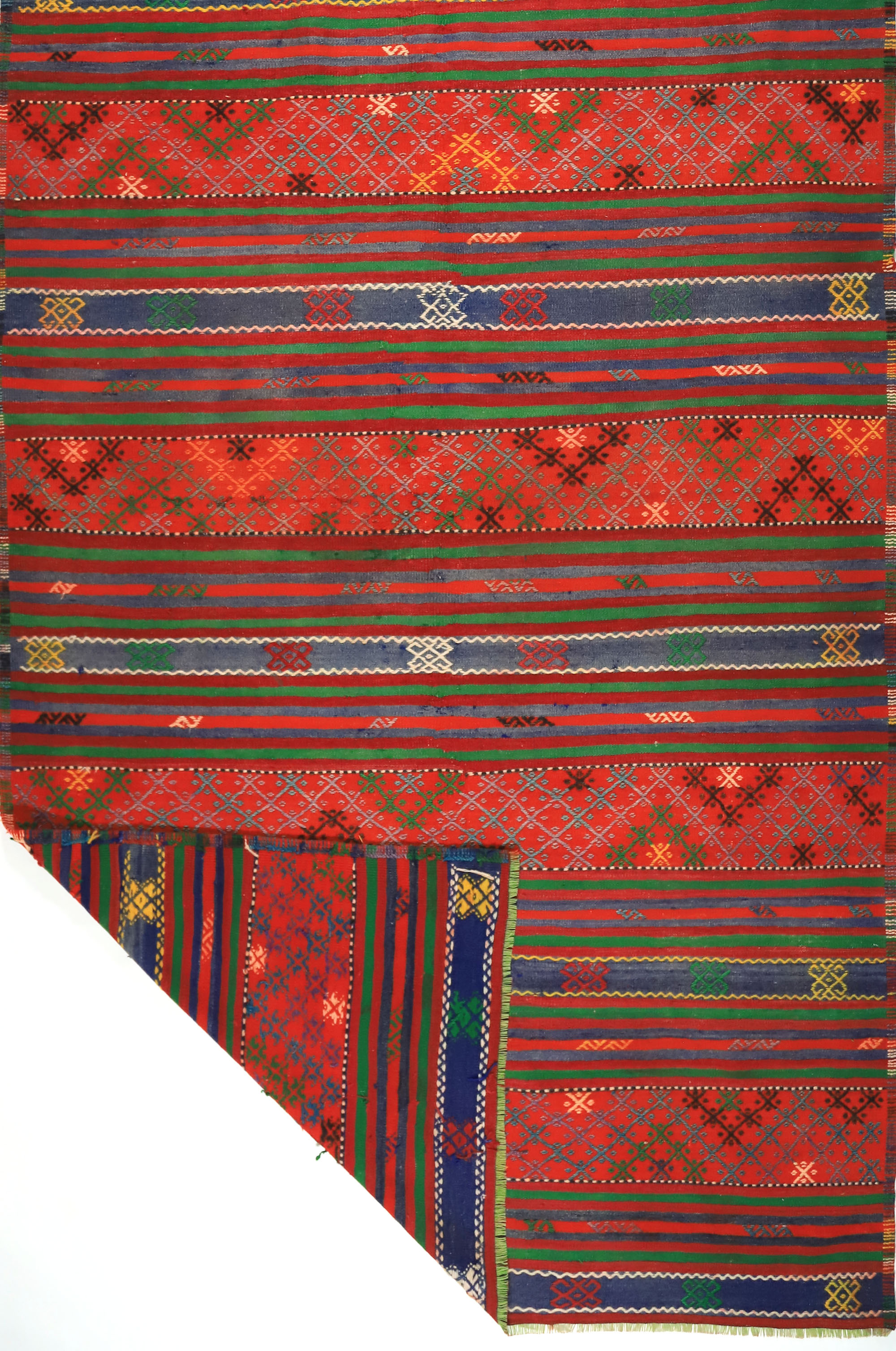 Anatolian handmade kilim rug 310 cm x 174 cm