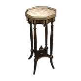 Pedestal table / harness Napoleon III era marble top