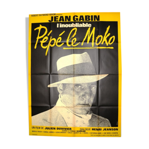 Affiche cinéma Pépé Le Moko