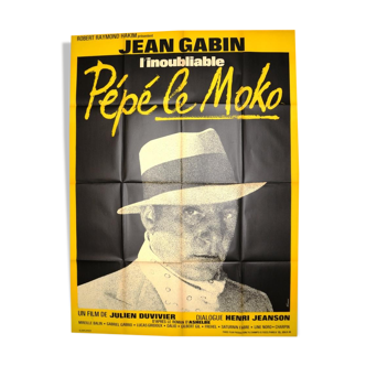 Cinema poster "Pépé Le Moko" 1937 Jean Gabin