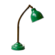 Lampe de bureau verte des années 1950