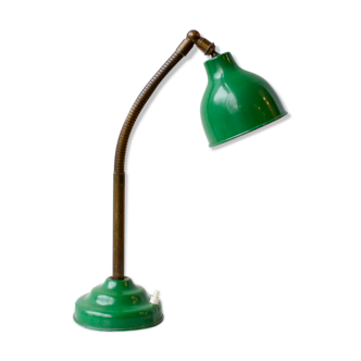 Green desk lamp from the 1950s