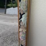 Large vintage beveled mirror (112x39cm)