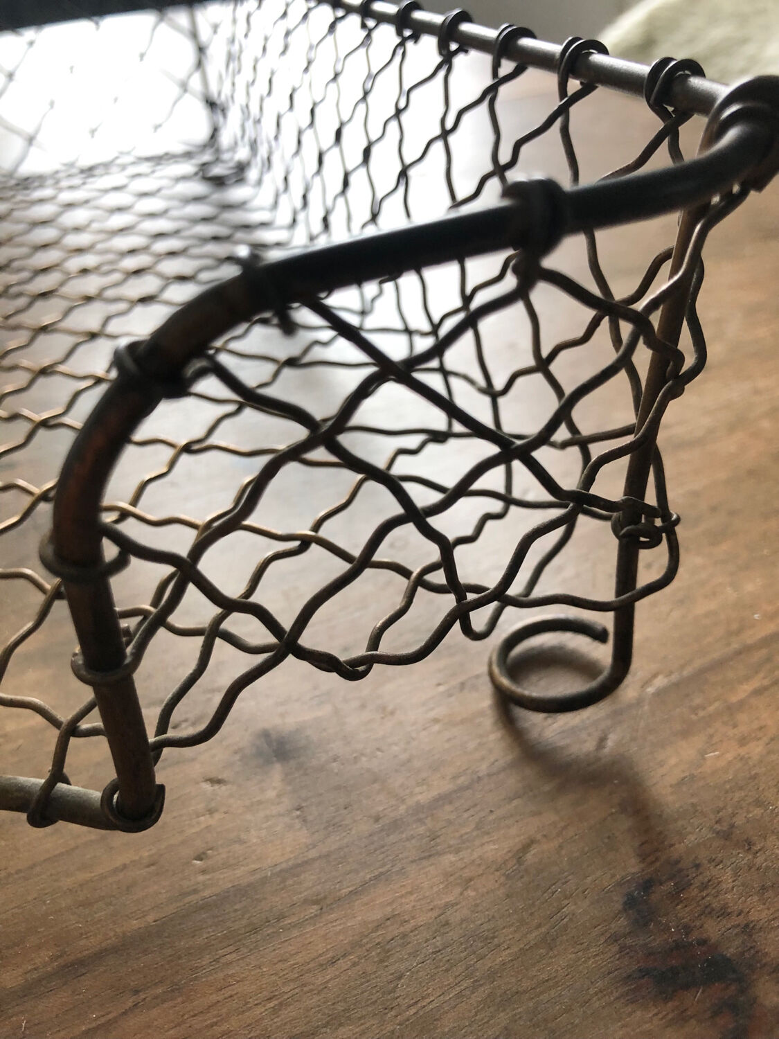 Brass paper storage bench