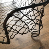 Brass paper storage bench