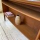 Scandinavian "boomerang" two-sided teak desk Midtjydsk Mobelfabrilk