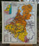 Ancienne carte scolaire "Bénélux" N°59 Hatier