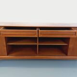 Vintage Scandinavian teak sideboard from the 60s by designer Edvard Valentinsen for Samcom