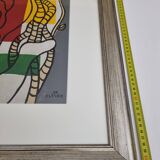 Original lithograph after Fernand Léger, 1946, 62 x 72 cm, framed