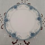 Old plates mismatched iron earth