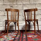 Pair of bentwood bistro chair