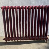 Suite of four cast iron radiators XX century