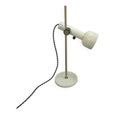Wit metalen bureaulamp, tafellamp