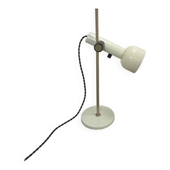 Wit metalen bureaulamp, tafellamp