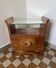 Art Deco bedside table in wood and mirror