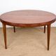 Large Danish round teak coffee table model 283 by Johannes Andersen for CFC Silkeborg 1960.