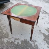 Mahogany games table