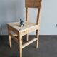 vintage wooden chair, 50s