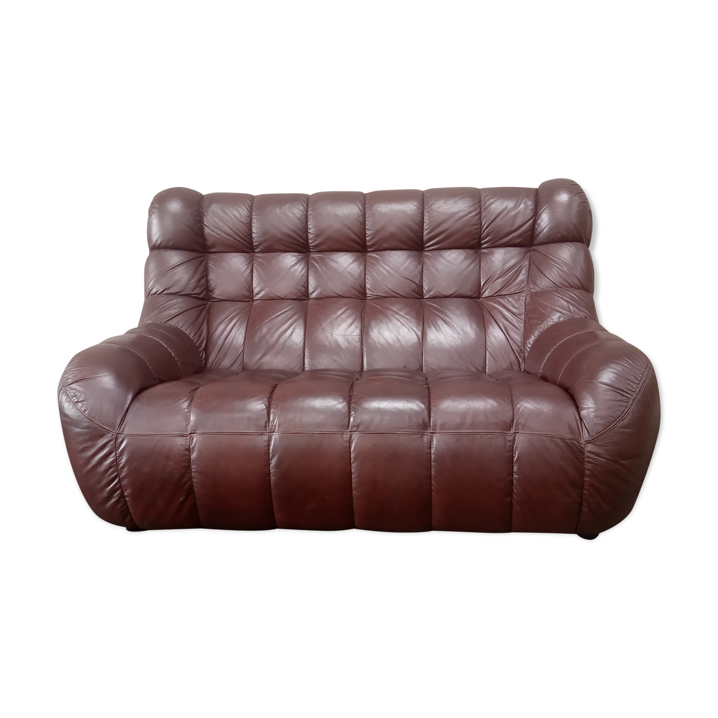 Vintage cubist lounge sofa