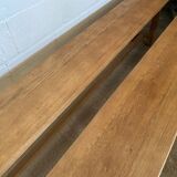 Pair of benches for rustic farmhouse table 1950