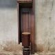 Old wood fireplace