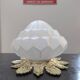 Art Nouveau ceiling light, table lamp in pressed-molded glass