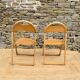 Vintage OTK folding chair pair