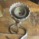 Cobra candlestick in brass