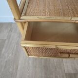 Rattan wardrobe