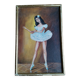 Painting kitsch vintage signed framed frame plaster dore