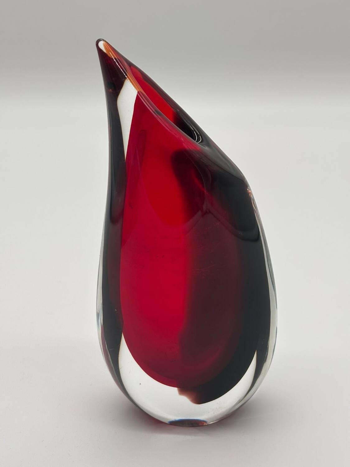 Murano vase "sommerso" signed Oball – Italian art glass