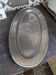 Large oval stainless steel dish Jean Couzon