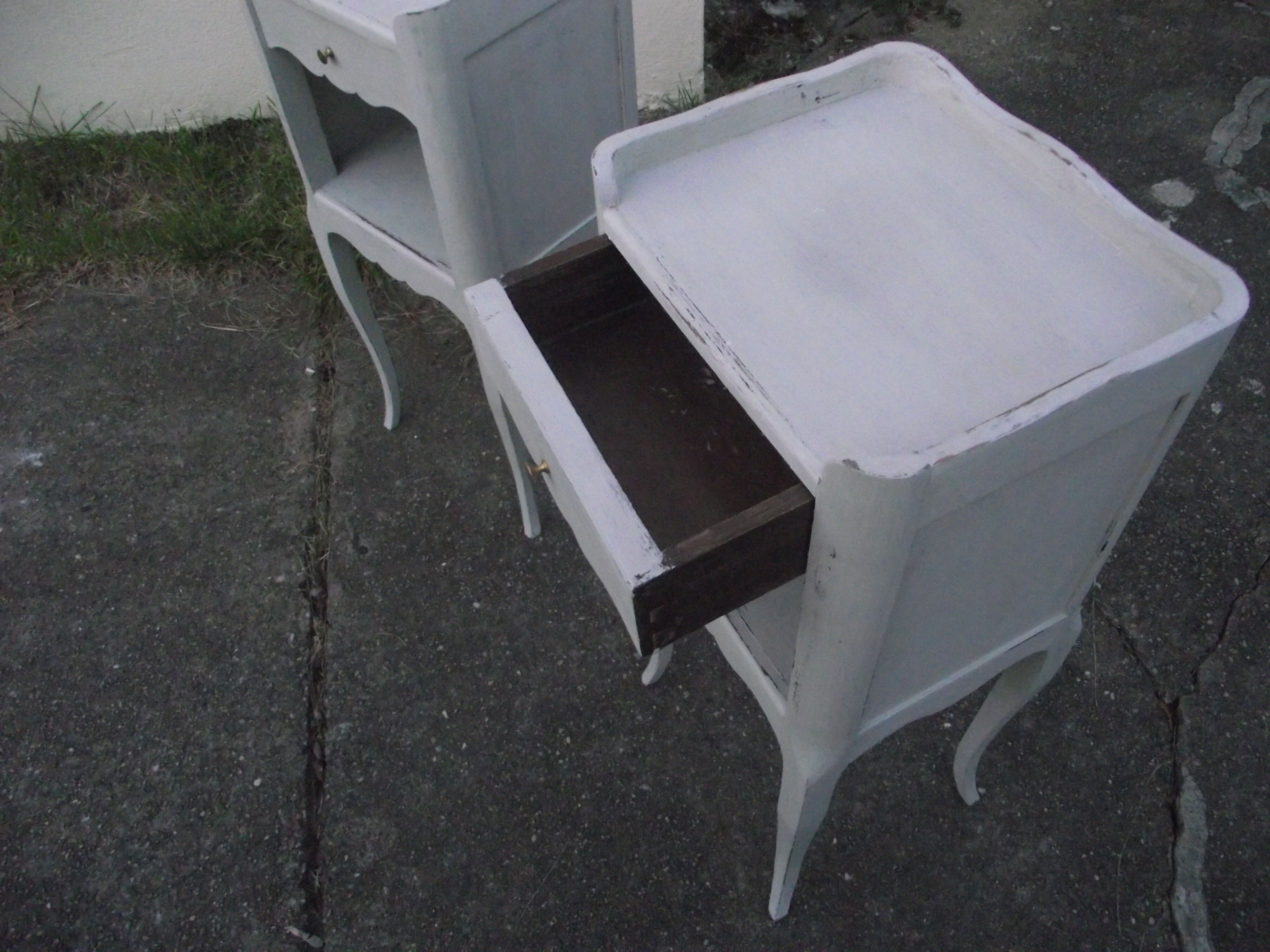 Pair of Louis XV-style bedsides