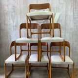 Series of 6 chairs Baumann