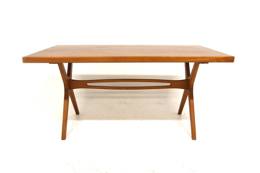 Scandinavian teak dining table, Treman, Sweden, 1960
