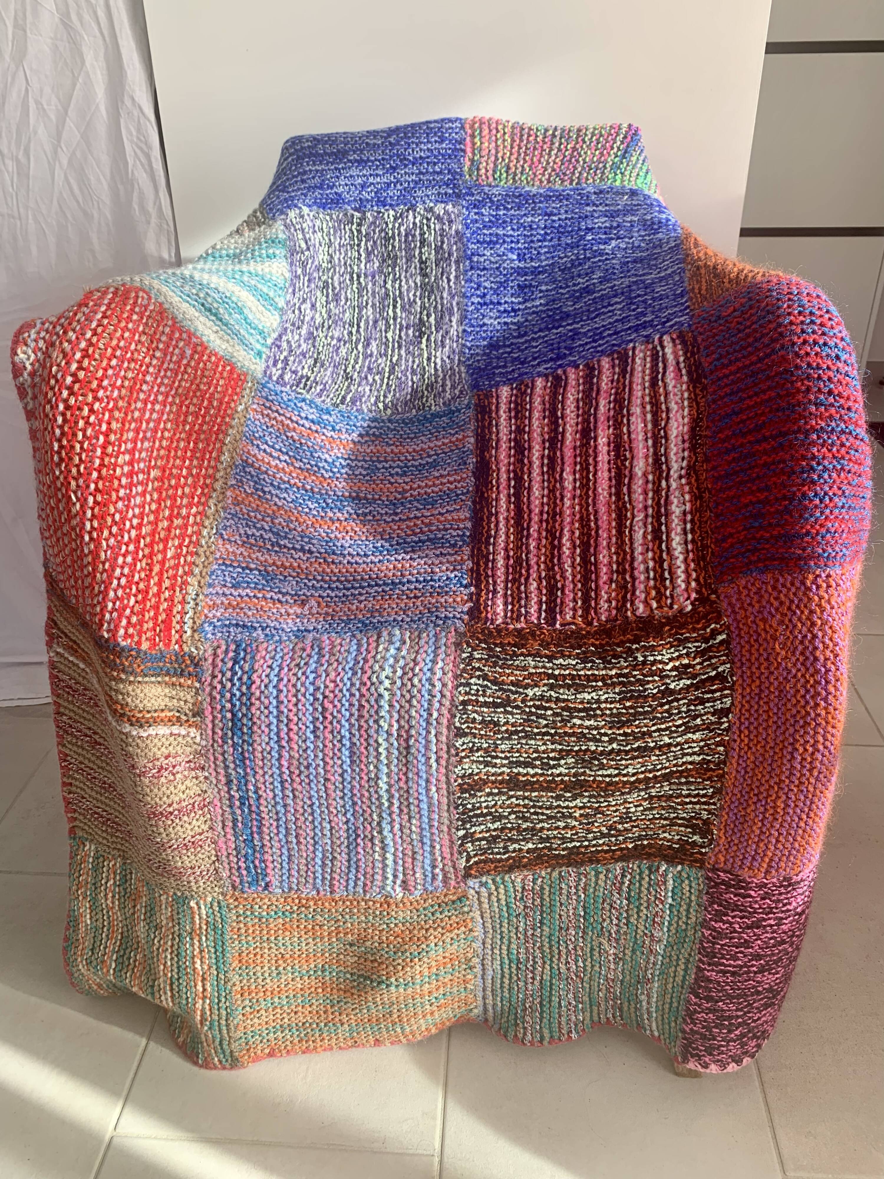 Cover, plaid patchwork