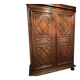Louis XIII wardrobe in solid walnut