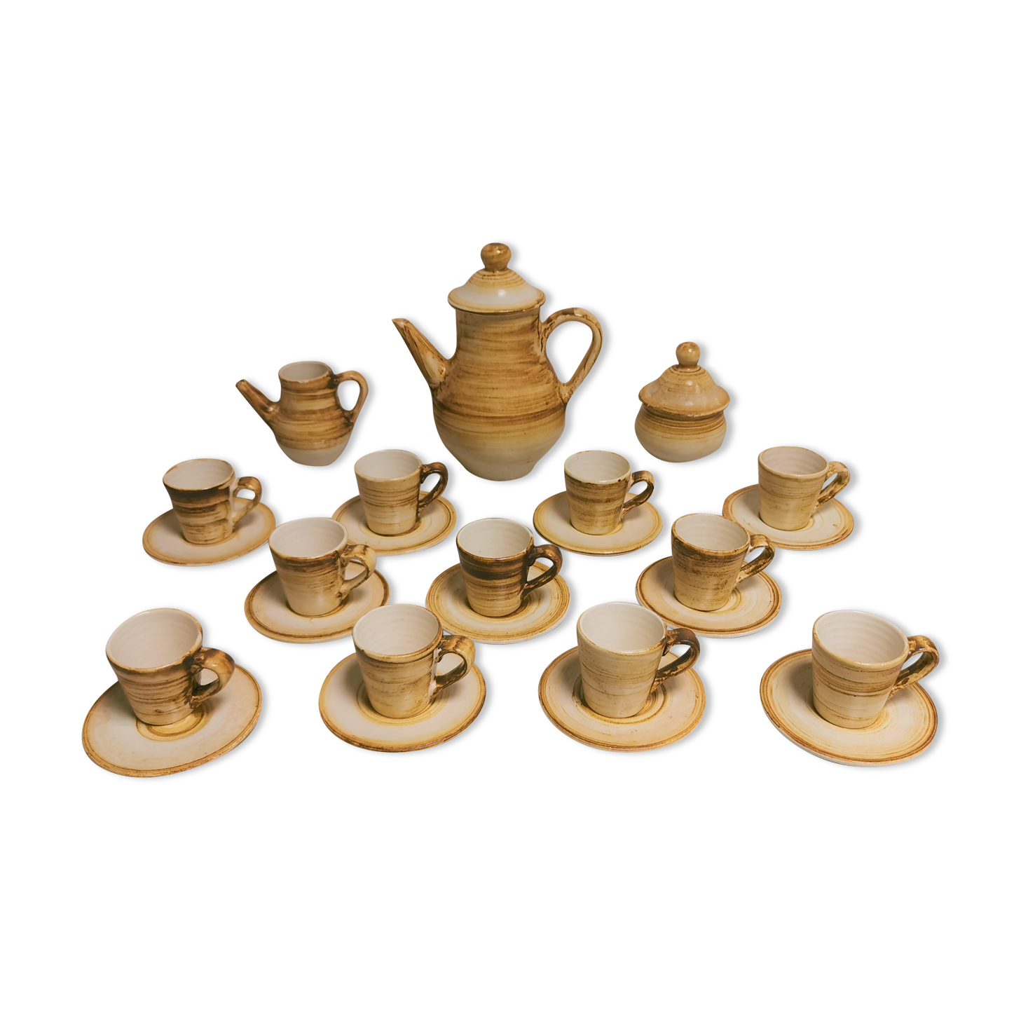 Vintage Coffee Service, Longchamps Ceramics