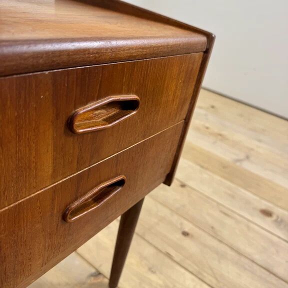 Danish teak bedside table, 1960s