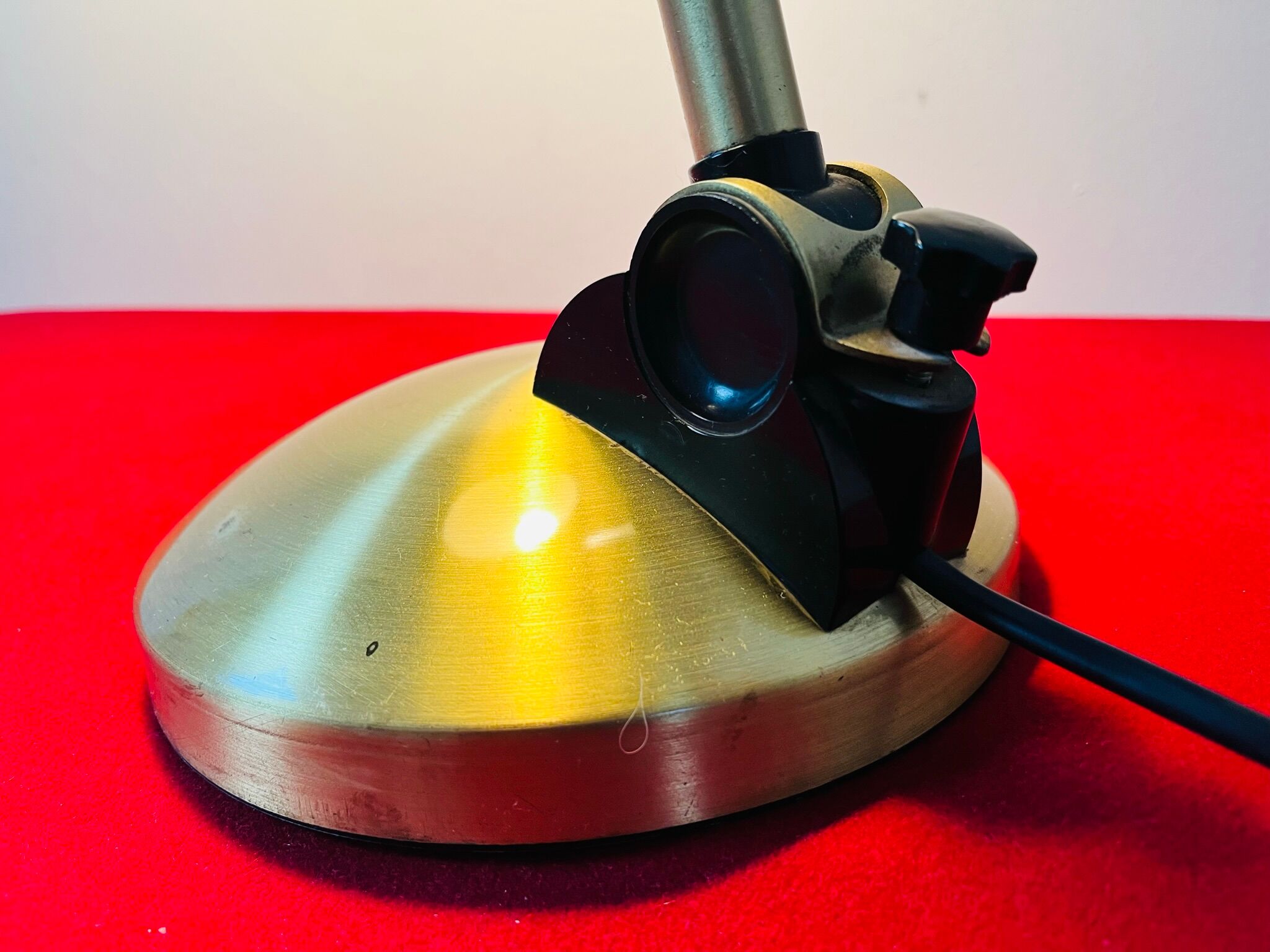 Aluminor brass ufo table / desk lamp 1950