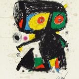 Joan Miro, 15 years old Poligrafa, 1980. Original lithograph