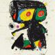 Lithographie originale Joan Miro, 15 ans Poligrafa, 1980