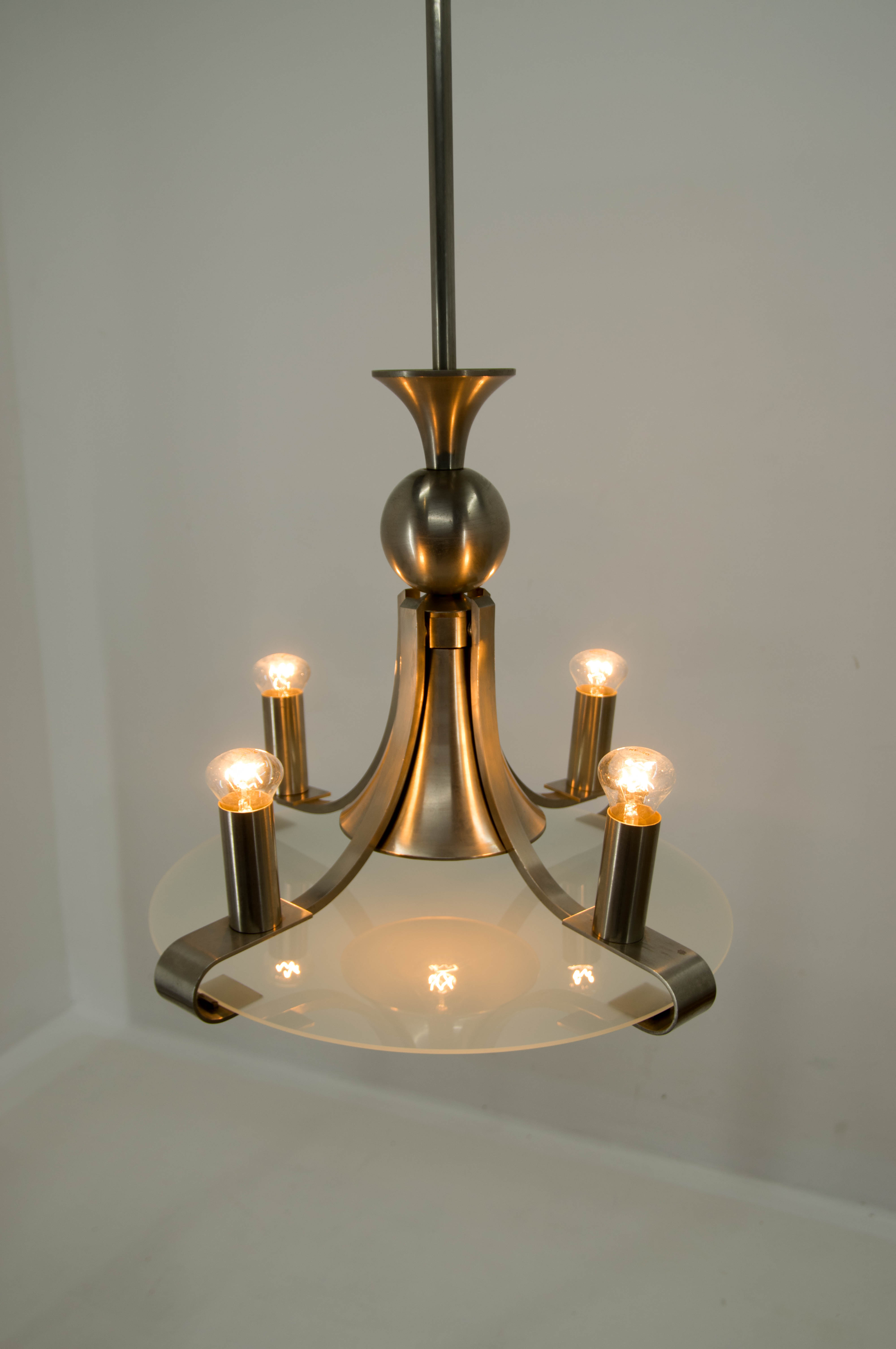 Art deco chandelier, 1930s