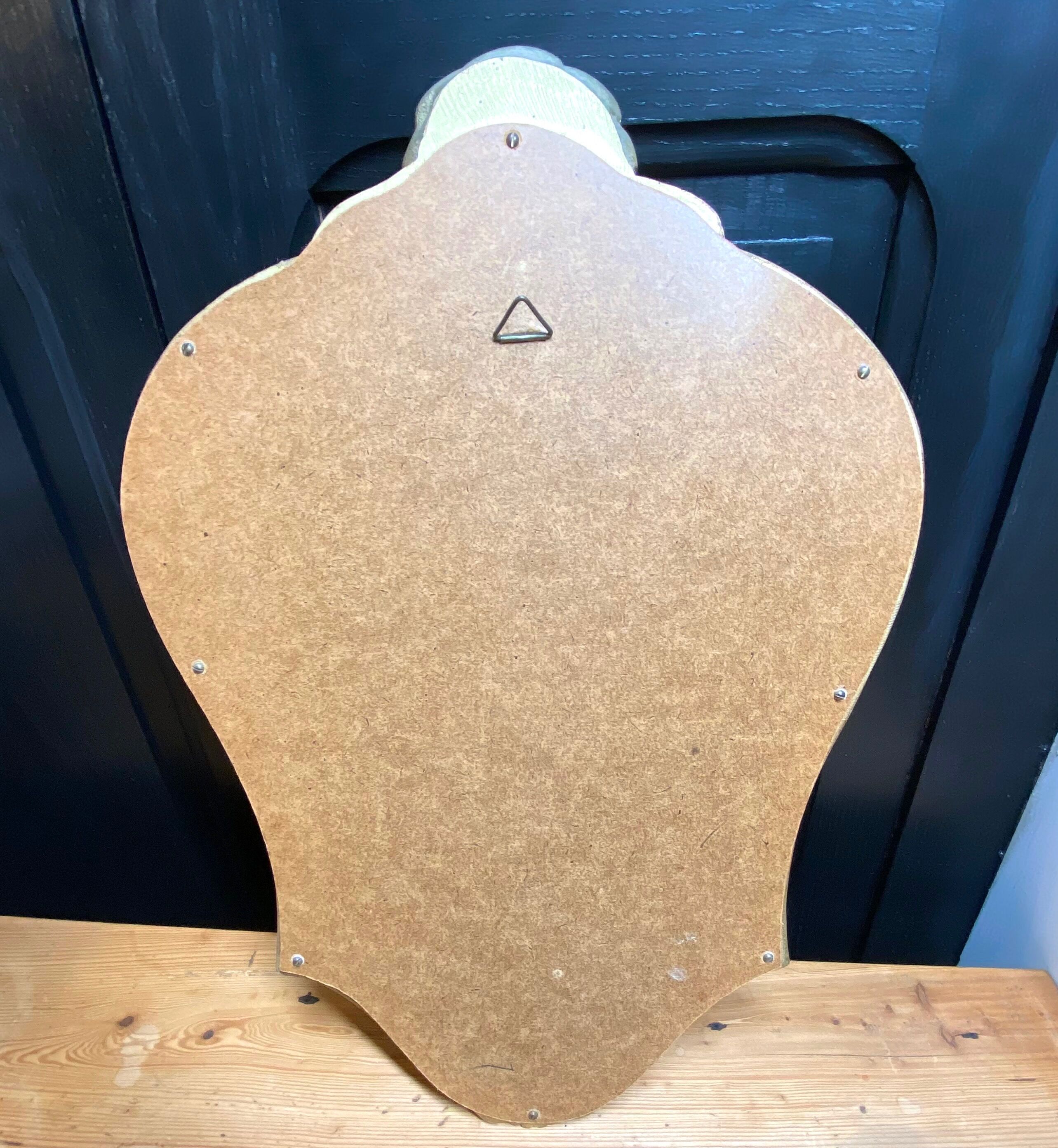 Gilded mirror rocaille louis XV style 30x45cm