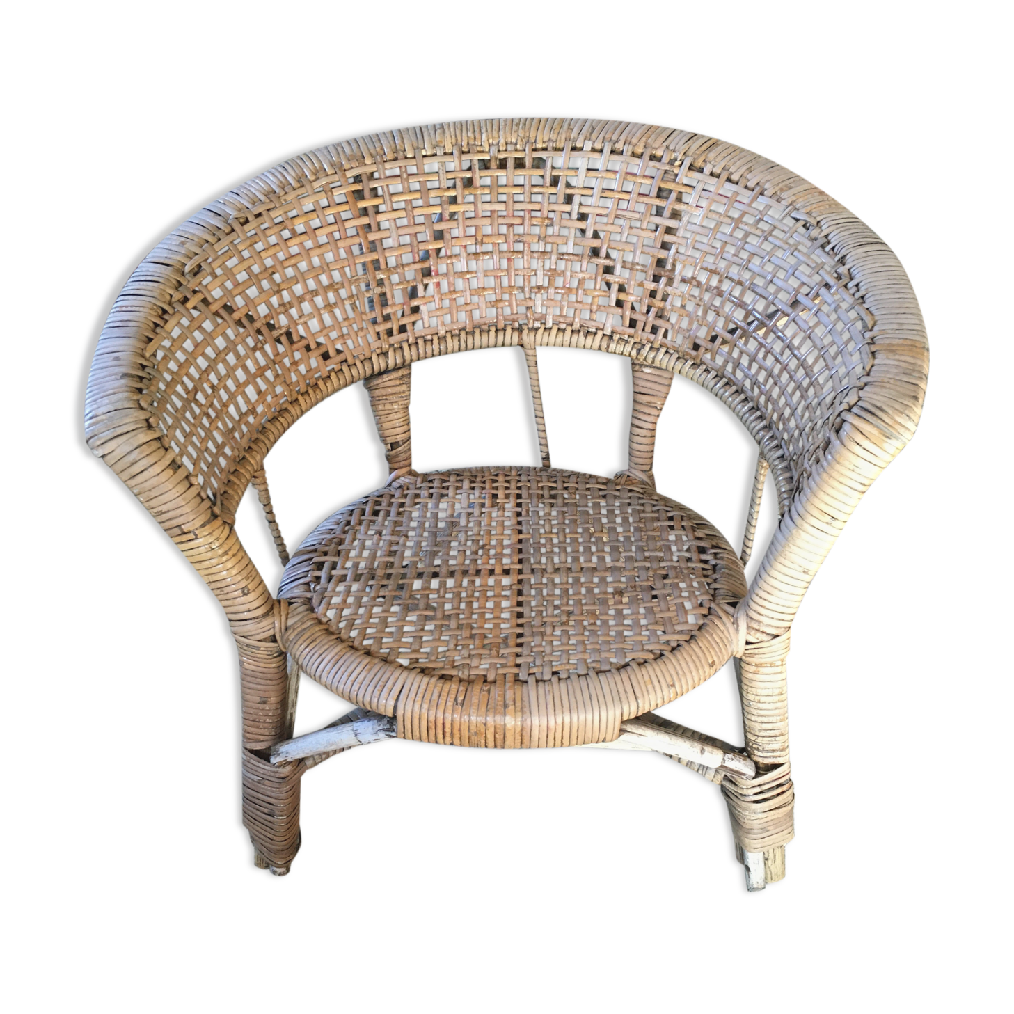 Child rattan chair
