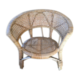 Fauteuil rotin enfant