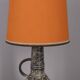Vintage 1960s ceramic floor lamp, west germany design