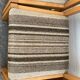 Suite of 4 chairs self beech brass and wool 1960