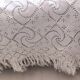 White cotton bedspread, Old crochet bedspread